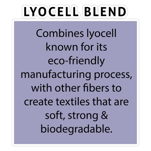 Lyocell Blend sustainable fabric information