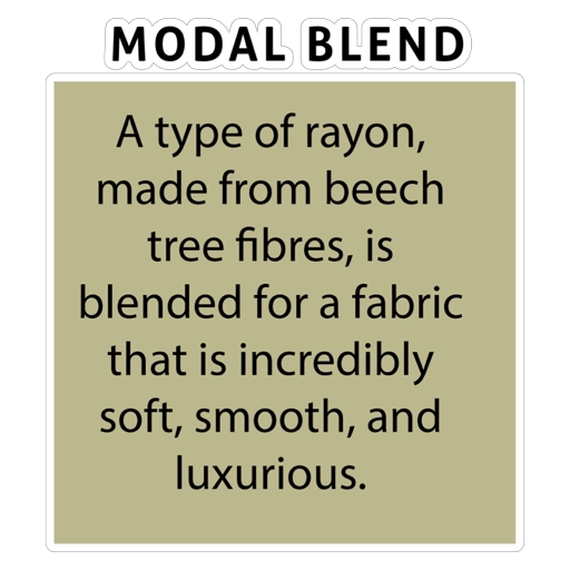 Modal Blend sustainable fabric information