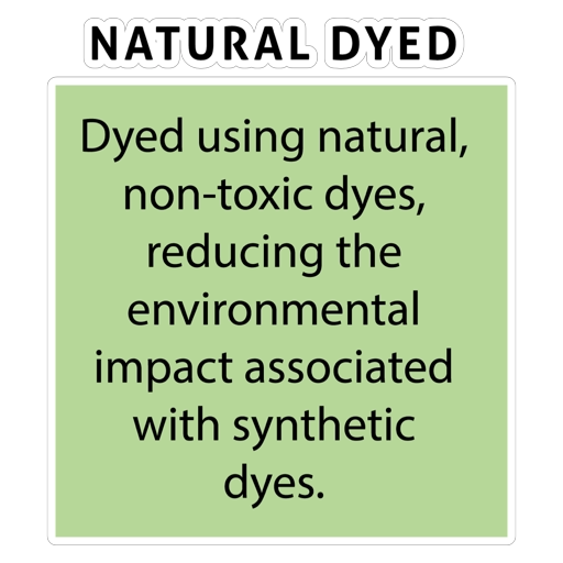 Naturally Dyed low-impact textile information